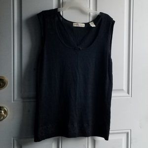 Valerie separates M v-neck embroidered sleeveless sweater tank